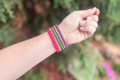 Leah Jewel Tones Bracelet Set - Min. 2 (B-147)