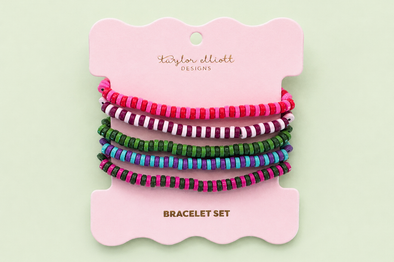 Leah Jewel Tones Bracelet Set - Min. 2 (B-147)