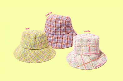 Tweed Bucket Hats (3 Colors) - Min. 2