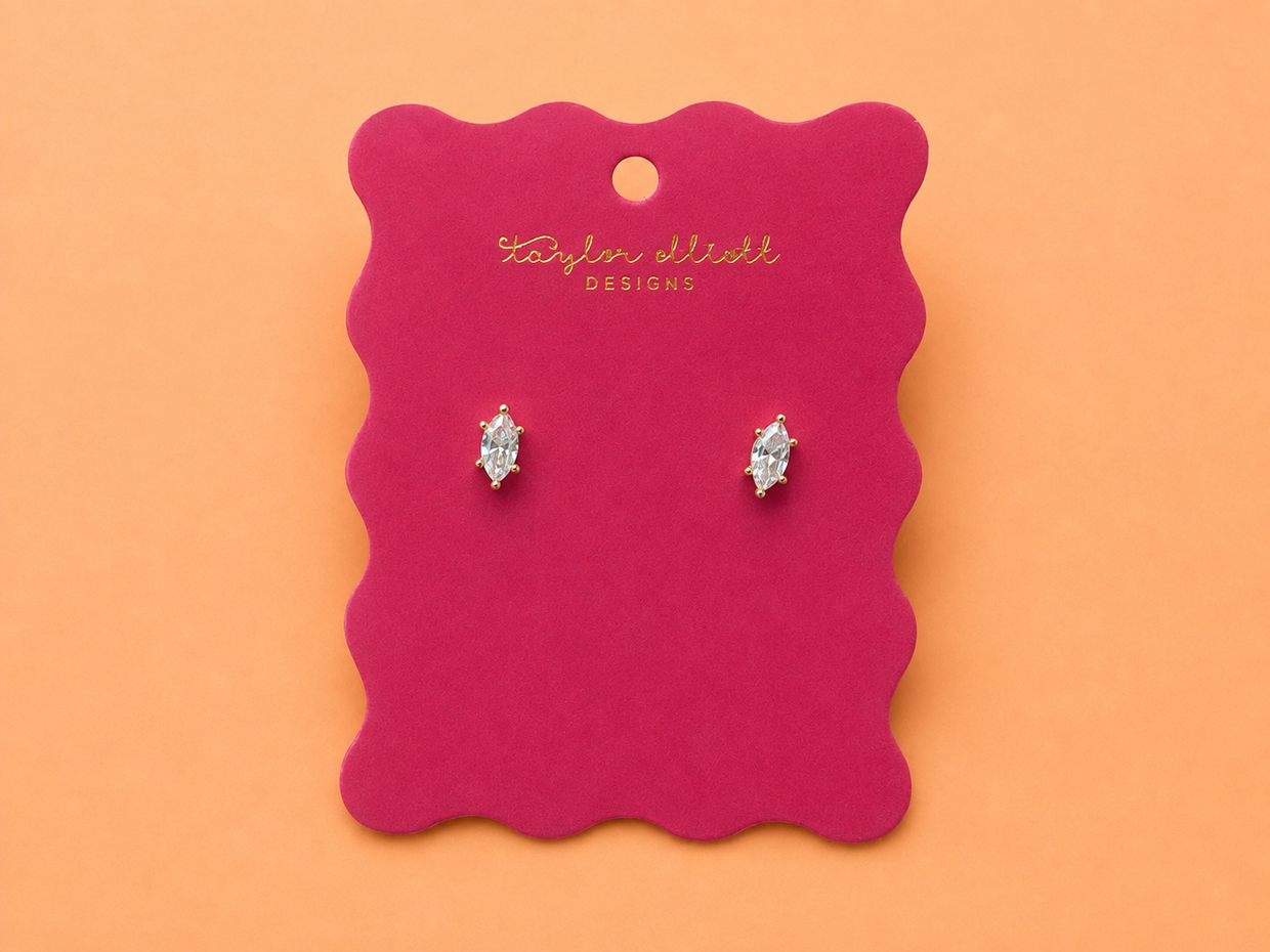 Rae Marquise Studs - Min. 2 (E-144)