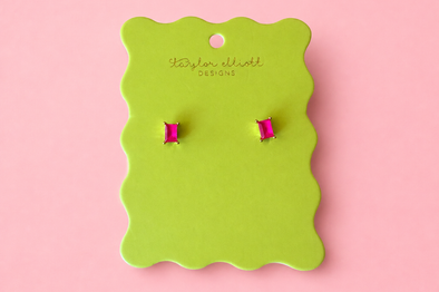 Kit Baguette Stud Earrings - 2 Colors