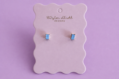 Kit Baguette Stud Earrings - 2 Colors
