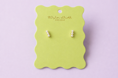 Palmer Pearl Studs - Min. 2 (E-148)