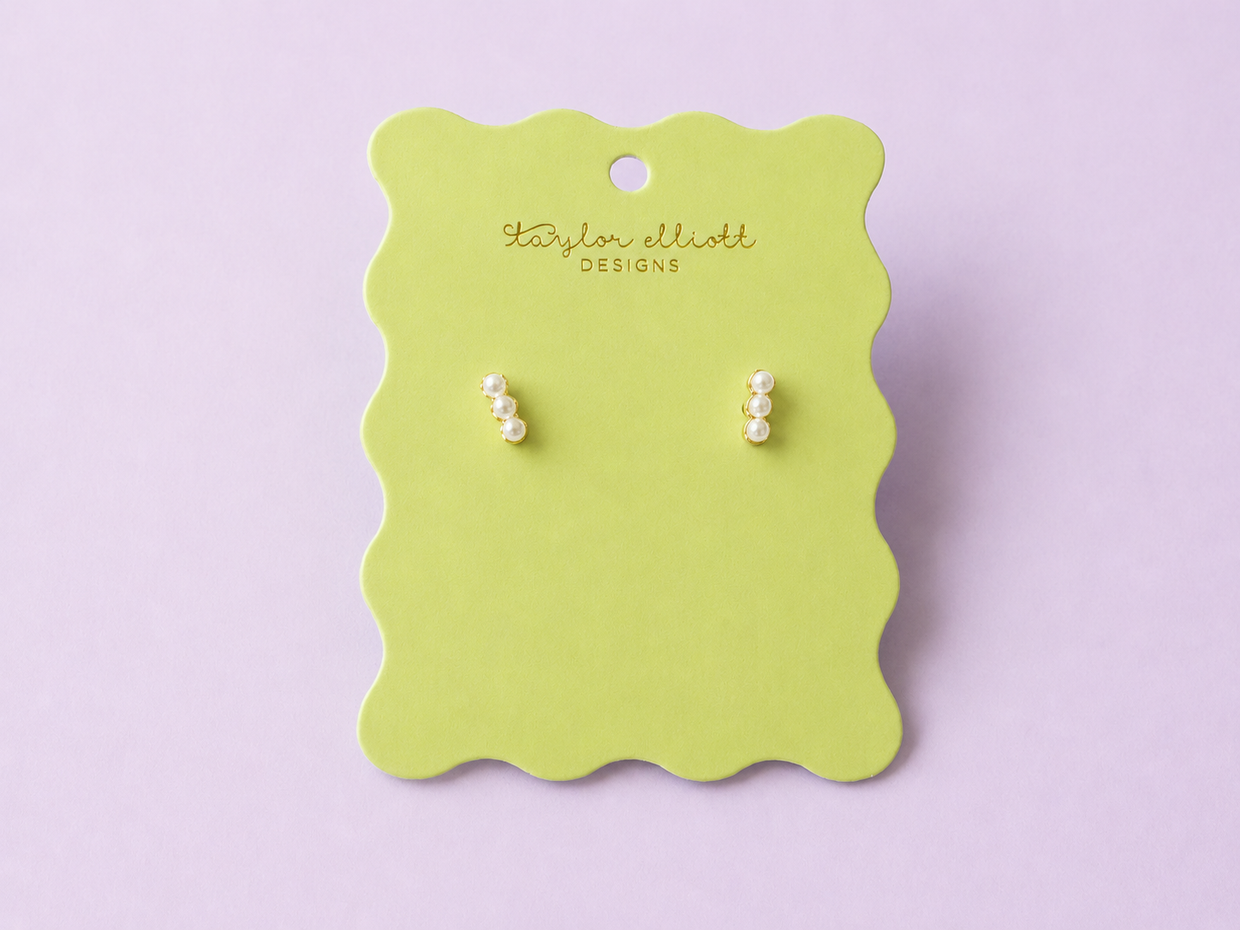 Palmer Pearl Studs - Min. 2 (E-148)