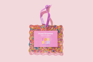 For Fun - Confetti Frame Ornaments (2 Colors) - Min. 4