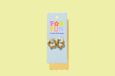 For Fun - Heidi Star Huggie Earrings - Min. 2 (FF-E06)