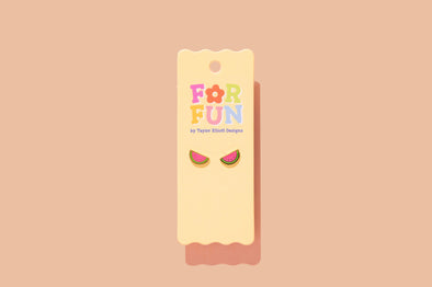For Fun - Baylee Watermelon Studs - Min. 2 (FF-E03)
