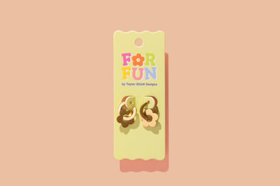 For Fun - Mila Huggie Earrings - Min. 2 (FF-E07)