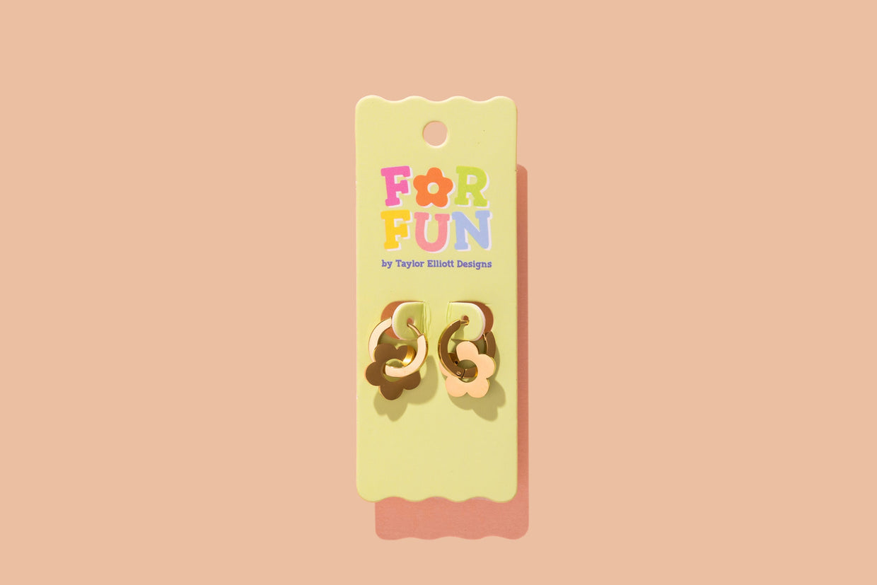 For Fun - Mila Huggie Earrings - Min. 2 (FF-E07)