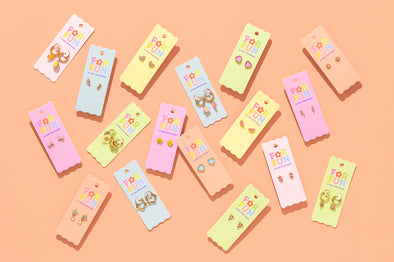 For Fun - Sarah Star + Rainbow Studs - Min. 2 (FF-E15)