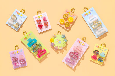 For Fun - Pearl Confetti Mini Claw Clips - Min. 4 (CC-07)