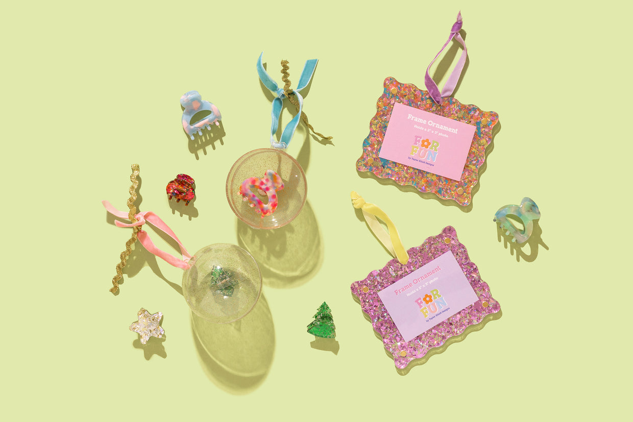 For Fun - Christmas Ornament Claw Clips - Min. 4 (FF-CC05)