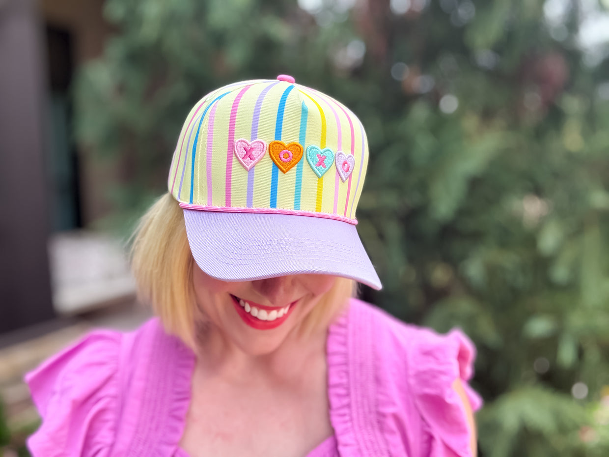 Conversation Hearts Hat (HAT-61) - Min. 2