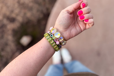 Elise Round Gold Bracelet - Min. 2 (B-98)