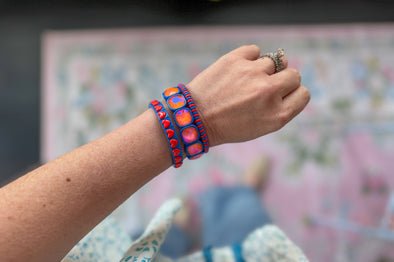 Spirit Bracelets Blue + Orange - Min. 2 (SBS-3)