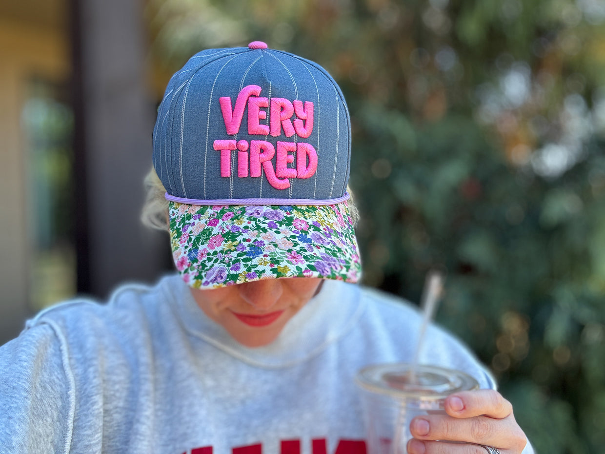 Very Tired Baseball Hat - Min. 2 (HAT-47)