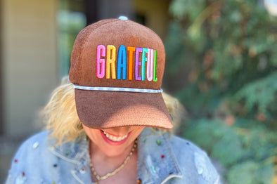 Grateful Brown Hat - Min. 2 (HAT-48)