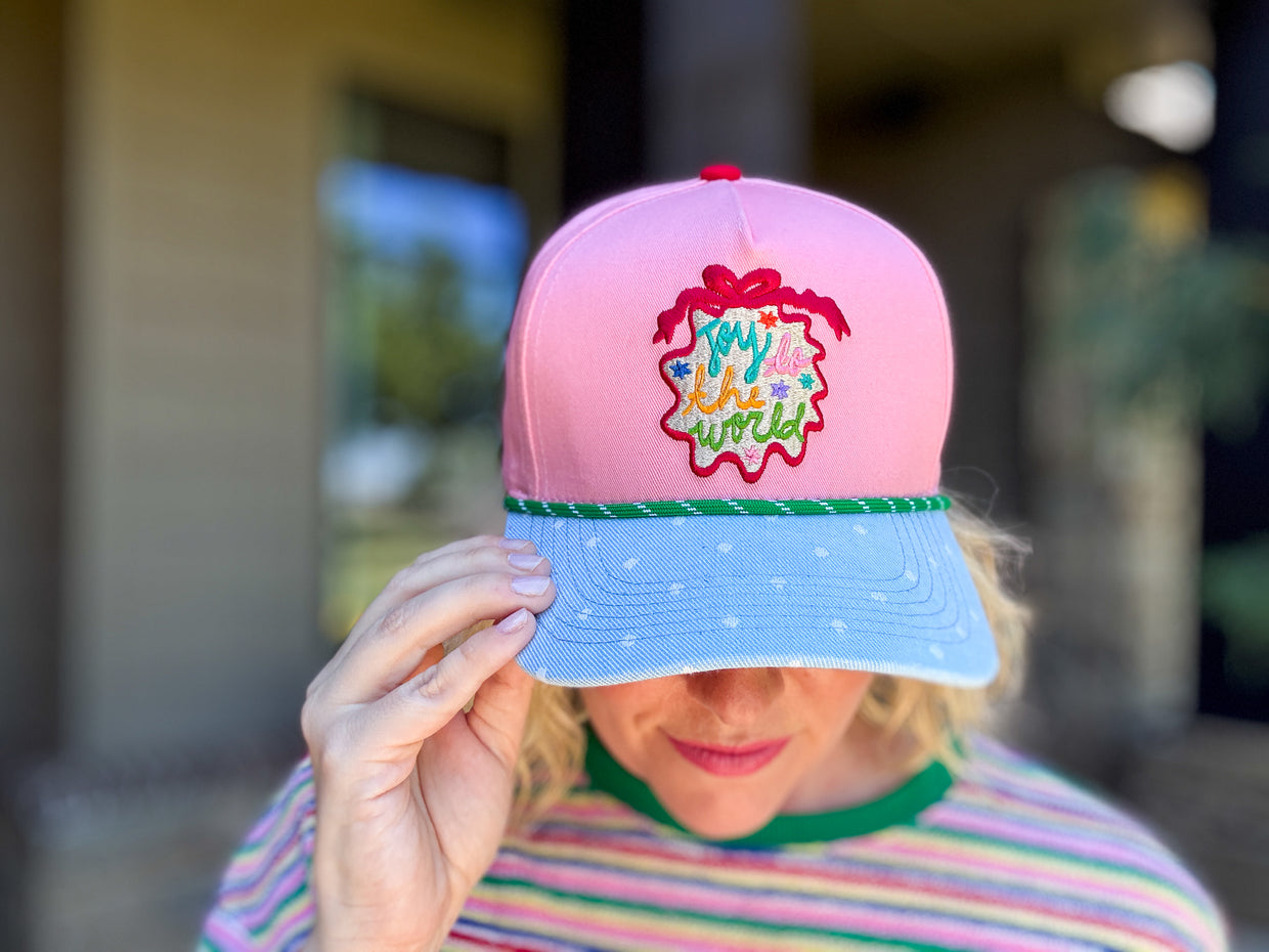 Joy to the World Hat - Min. 2 (HAT-59)