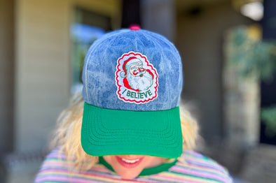 I Believe Vintage Santa Hat - Min. 2 (HAT-60)