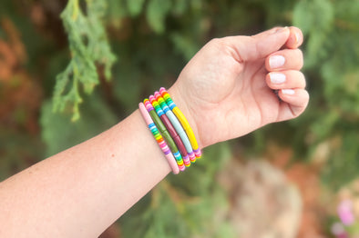 Karley Stripes Bracelet Set - Min. 2 (B-157)