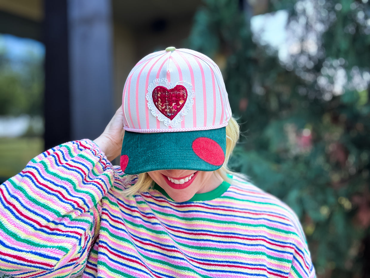 Tweed Patch Hat - Min. 2 (HAT-57)