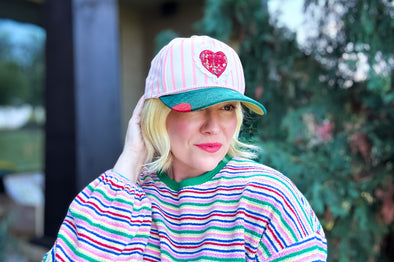 Tweed Patch Hat - Min. 2 (HAT-57)