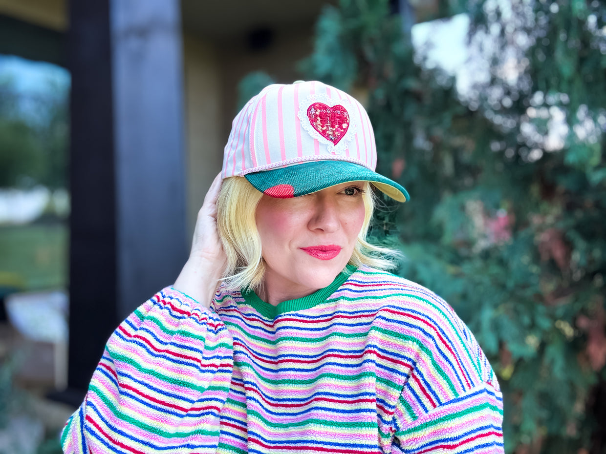 Tweed Patch Hat - Min. 2 (HAT-57)