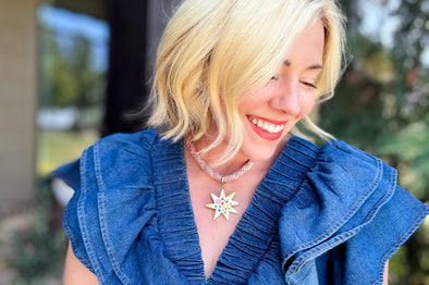 Blakely Starburst Necklace - Min. 2 (N-91)