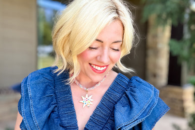 Blakely Starburst Necklace - Min. 2 (N-91)