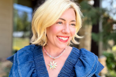 Blakely Starburst Necklace - Min. 2 (N-91)