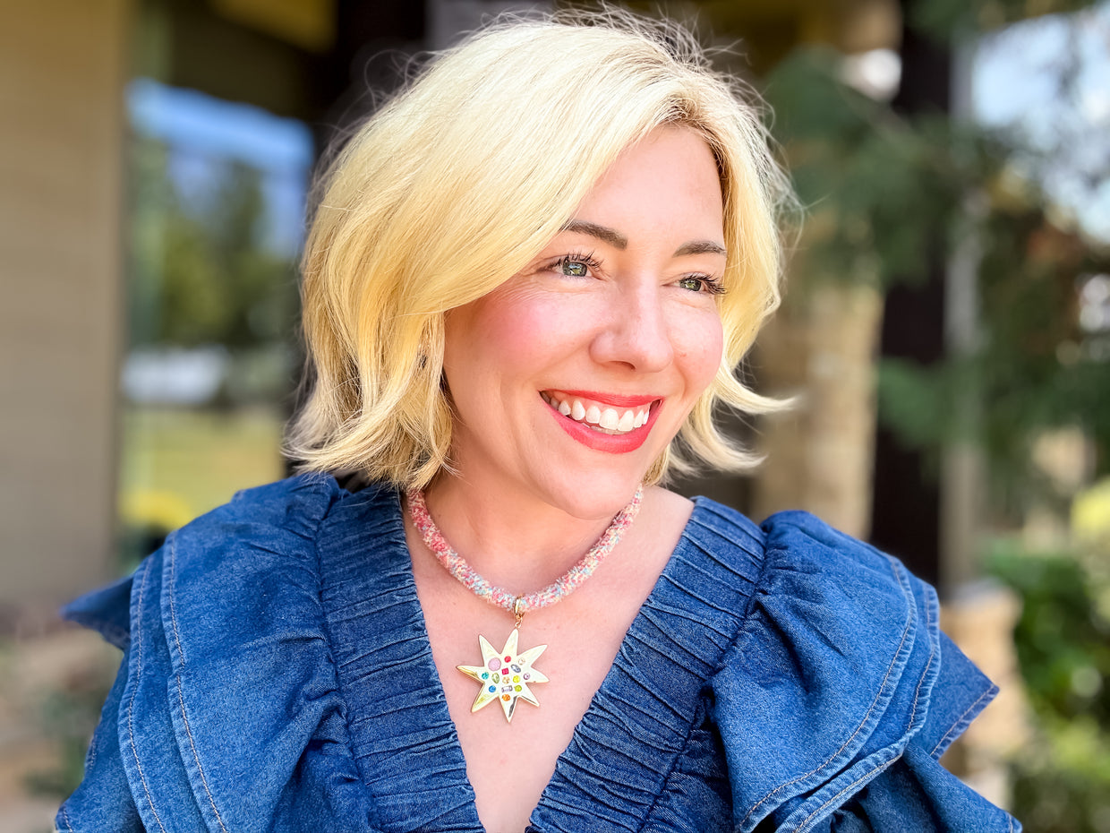 Blakely Starburst Necklace - Min. 2 (N-91)