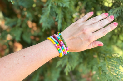 Karley Stripes Bracelet Set - Min. 2 (B-157)