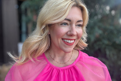 Faye Wavy Gold Necklace - Min. 2 (N-59)