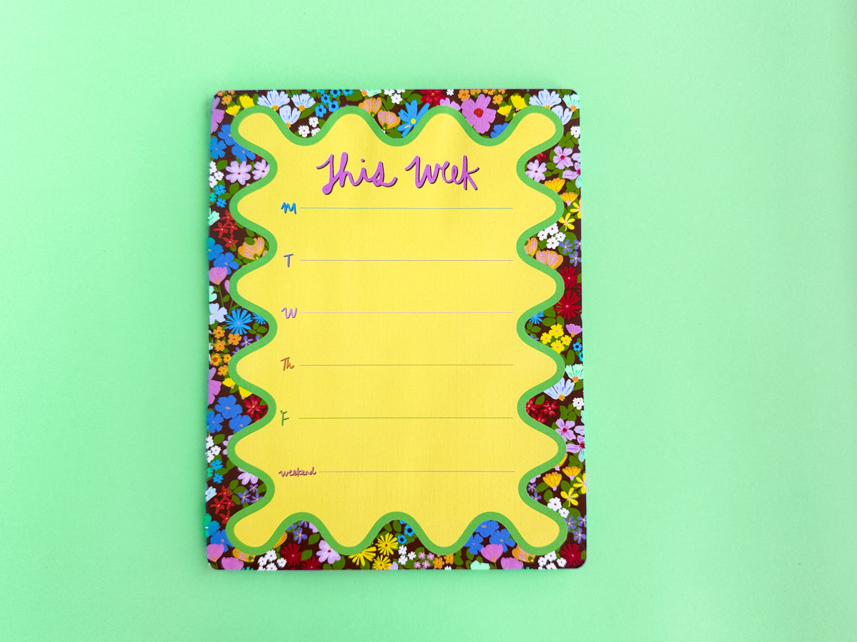 Chloe Floral Weekly Planner - Min. 4 (LP-32)