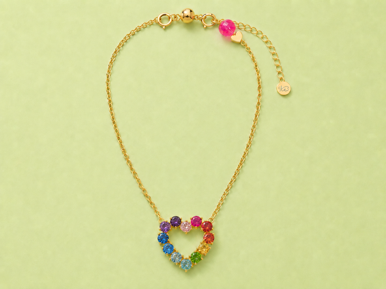 Katie Heart Necklaces - 3 Colors