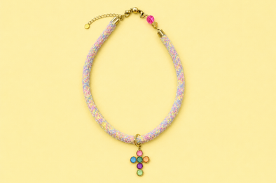 Blakely Cross Necklace - Min. 2 (N-92)