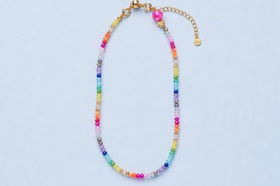 Leigh Rainbow Necklace - Min. 2 (N-96)