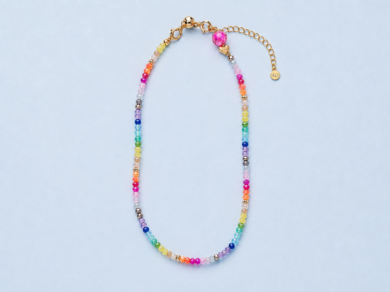 Leigh Rainbow Necklace - Min. 2 (N-96)