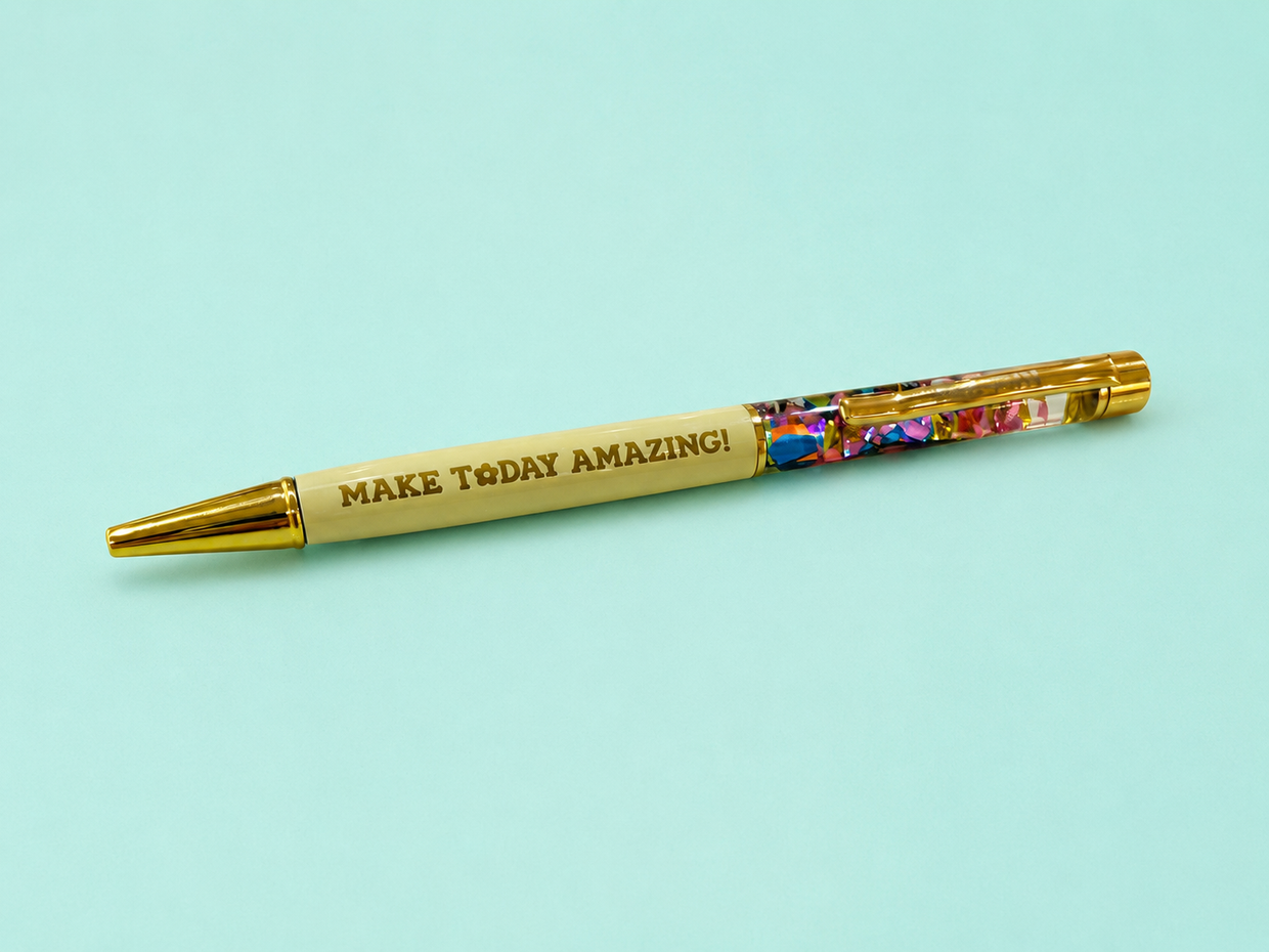 Make Today Amazing Confetti Pen - Min. 12 (PEN-29)