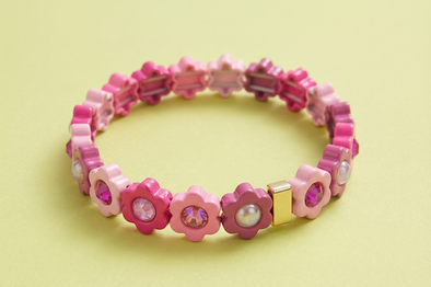 Daisy Pinks Bracelet - Min. 2 (B-92)