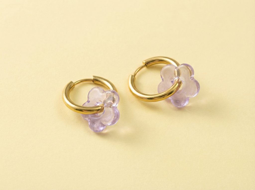 Francis Lilac Flower Huggies - Min. 2 (E-126)