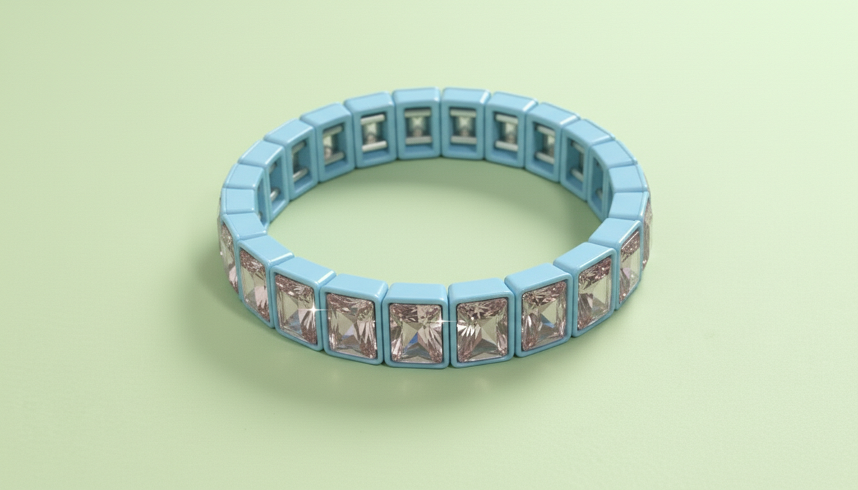 Estelle Blue + Pink Bracelet - Min. 2 (B-71)
