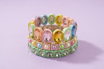 Zoe Mint Green Bracelet - Min. 2 (B-38)