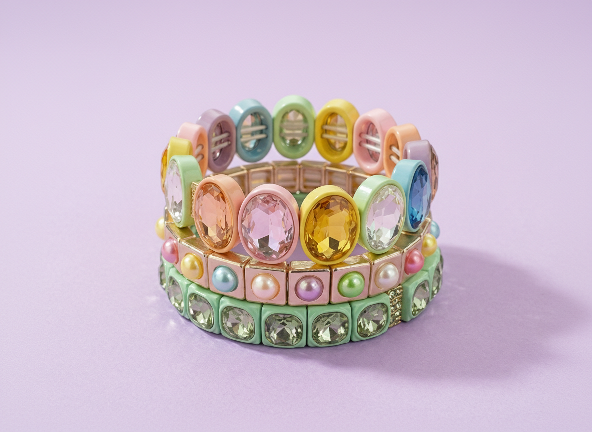 Zoe Mint Green Bracelet - Min. 2 (B-38)