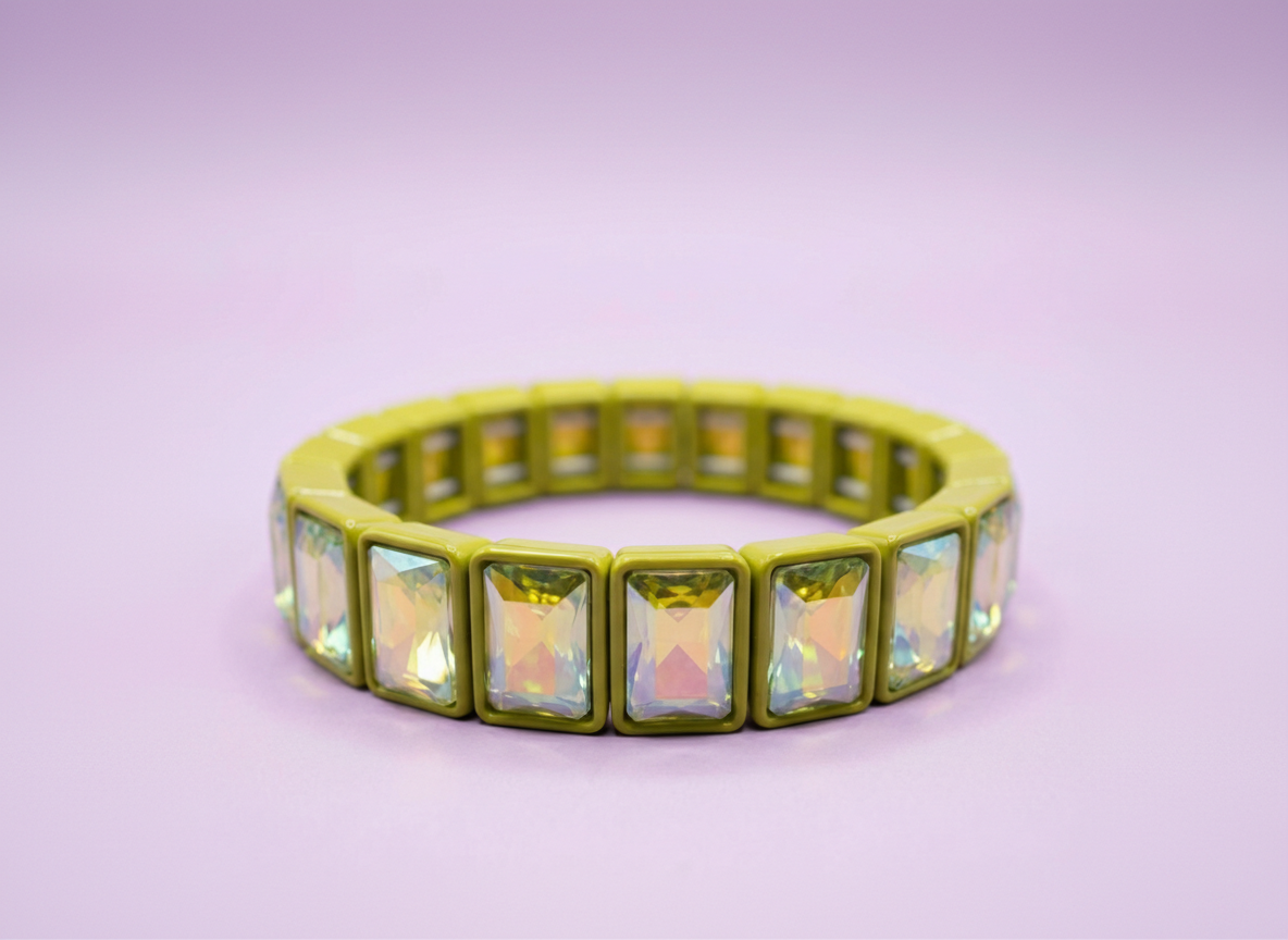 Estelle Green Bracelet - Min. 2 (B-81)