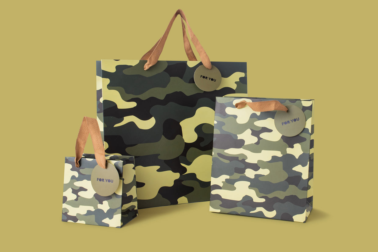 Gift Bags - Camo (3 Sizes)