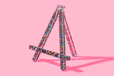Decorative or Display Easel - Small - Colorful Confetti (EASEL-02)