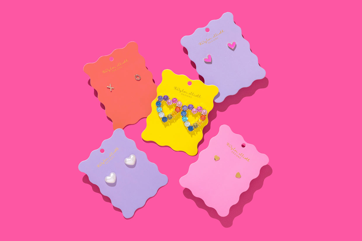 Matilda XO Stud Earrings - Min. 2 (E-56)