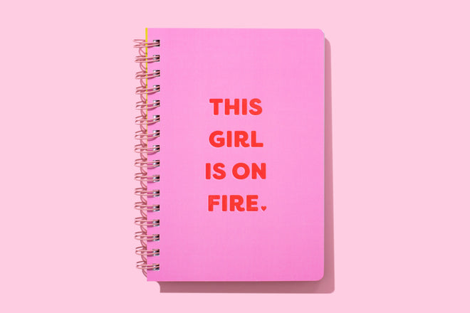 This Girl Is On Fire Notebook (NBK-28)