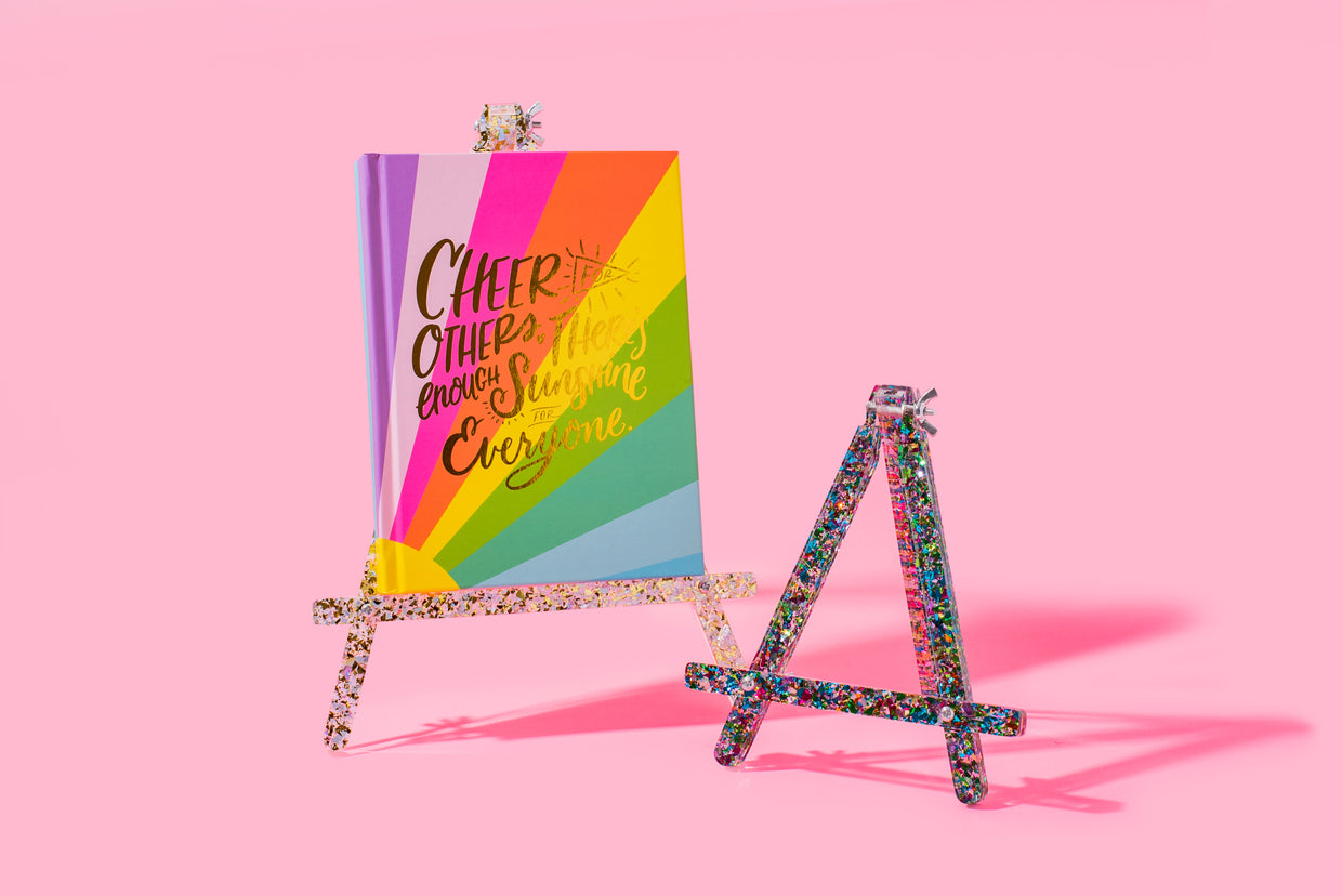 Decorative or Display Easel - Small - Colorful Confetti (EASEL-02)